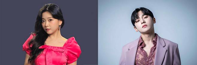 뮤직쇼 ‘트롯열차-피카디리역’의 뉴 캐스트 요요미(왼쪽)와 성리 (사진제공 : DMP STUDIO)