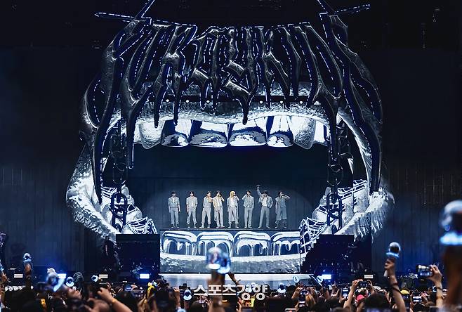 그룹 스트레이키즈 런던 공연 모습. JYP엔터테인먼트 제공