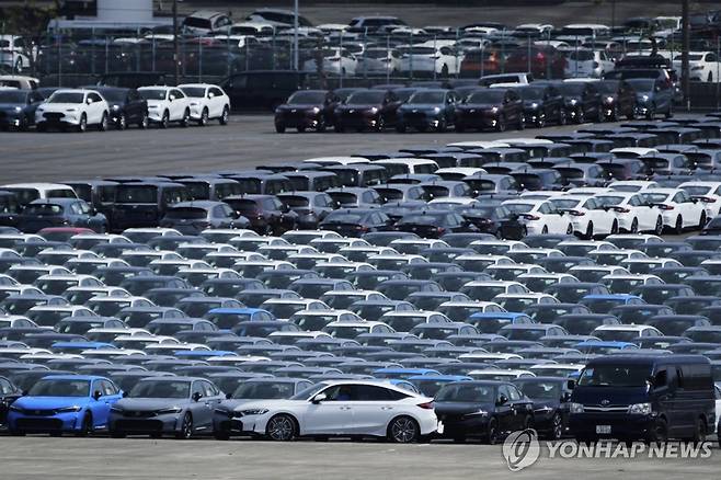 도쿄 인근 요코하마 다이코쿠 부두 [AP 연합뉴스 자료사진. 재판매 및 DB 금지]