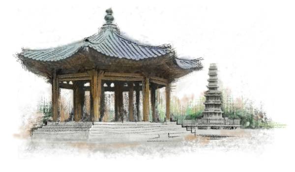 삼일운동의 시발점이었던 파고다공원. 팔각정과 원각사지 십층석탑.