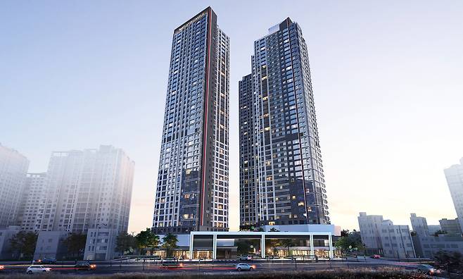 가야역 롯데캐슬 스카이엘 투시도. /롯데건설 제공