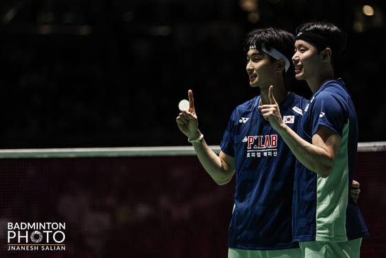 배드민턴 남자 복식 세계랭킹 1위 서승재(오른쪽)-김원호. (대한배드민턴협회 제공)