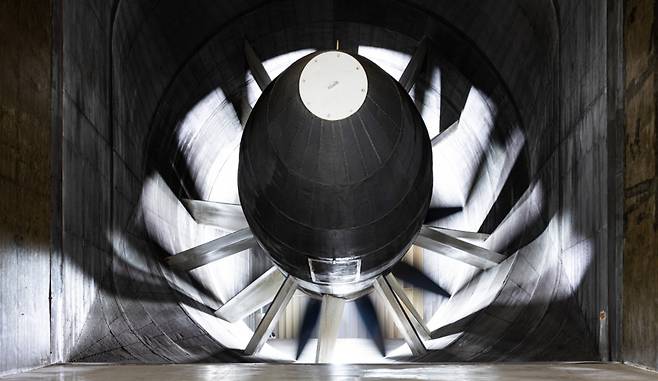 사진 : 남양연구소 공력시험동의 메인 팬 모습