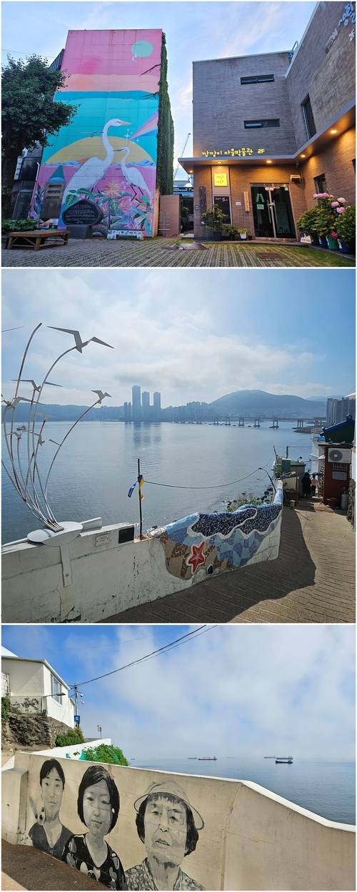 (위로부터)배를 다듬던 ‘깡깡’ 망치 소리로 인해 깡깡이마을로 불린다. 아래는 ‘변호인’ ‘범죄와의 전쟁’을 촬영한 영도 흰여울마을.