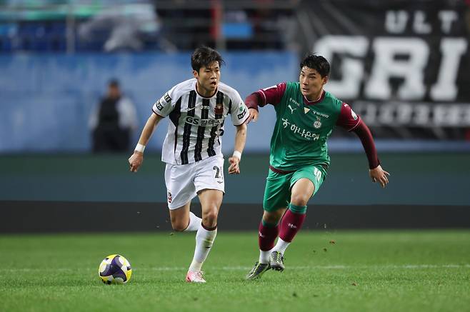 서울 류재문, 대전 주민규. 한국프로축구연맹 제공