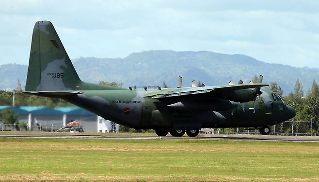 공군 C-130 수송기. [매경DB 자료사진]