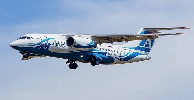 An-24 기종. /사진=안가라항공 홈페이지