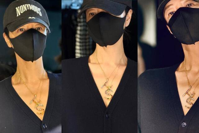 김혜수가 작은 얼굴을 자랑했다. / 김혜수 소셜미디어