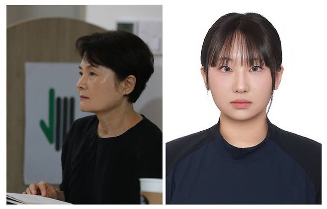 16회 오장환문학상 수상자 김언희(사진 왼쪽) 시인과 12회 오장환신인문학상 수상자 장윤아씨(사진=-보은군 제공) *재판매 및 DB 금지