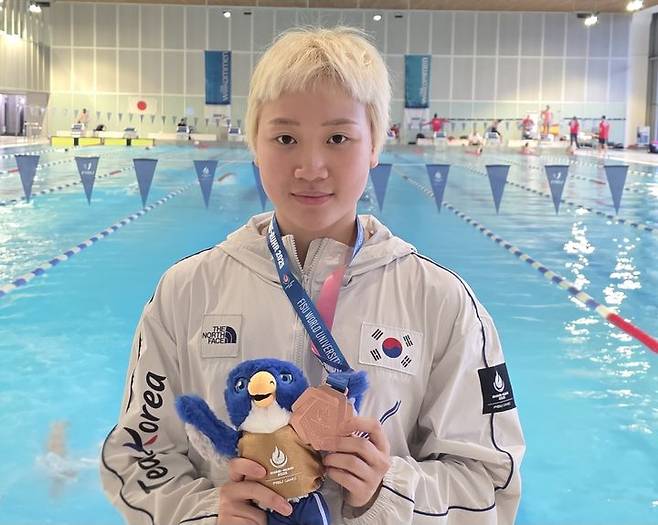 [서울=뉴시스] 수영 이은지. (사진=대한수영연맹 제공) *재판매 및 DB 금지