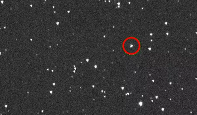 NASA가 공개한 소행성 ‘2024 YR4’의 실제 모습. NASA 제공