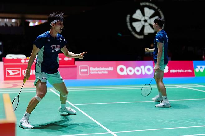 서승재(왼쪽)-김원호 조. 신화연합뉴스