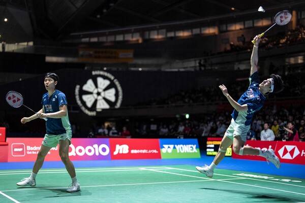 ▲ 배드민턴 남자 복식 세계 랭킹 1위 김원호-서승재 조 ⓒ연합뉴스/AFP