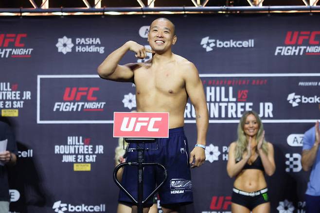 UFC 파이터 박준용. 사진=UFC