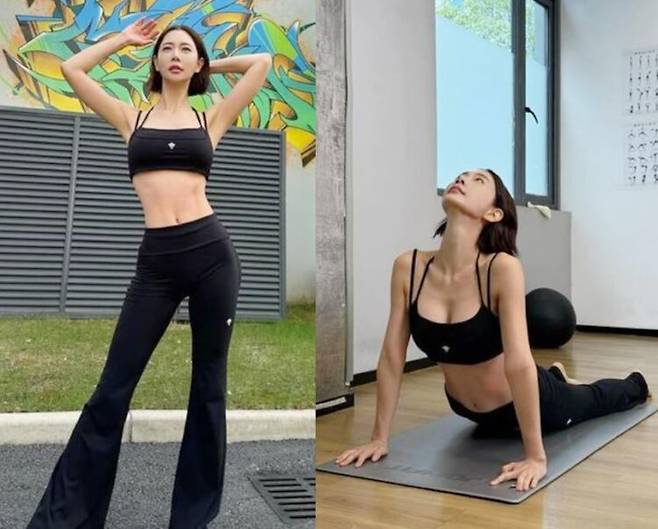 클라라가 다양한 운동을 통해 관리한 완벽한 몸매를 자랑했다. [사진=클라라 SNS]