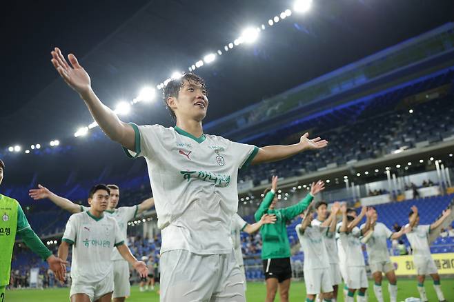 Munsu Soccer Stadium/ K League 1/ Ulsan HDFC VS Daejeon Hana Citizen/ Daejeon Lee Myung -jae/ Photo