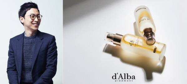 지난 5월 코스피에 상장된 달바글로벌의 '미스트'에서 거두고 있어 이목을 끌고 있다. 사진 왼쪽은 반성연 달바글로벌 대표이사. /달바글로벌