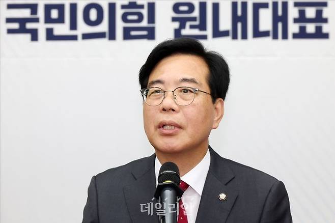 송언석 국민의힘 비상대책위원장 겸 원내대표 ⓒ데일리안 홍금표 기자