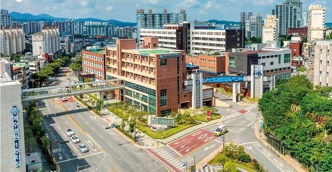전북 전주에 있는 예수병원 전경.