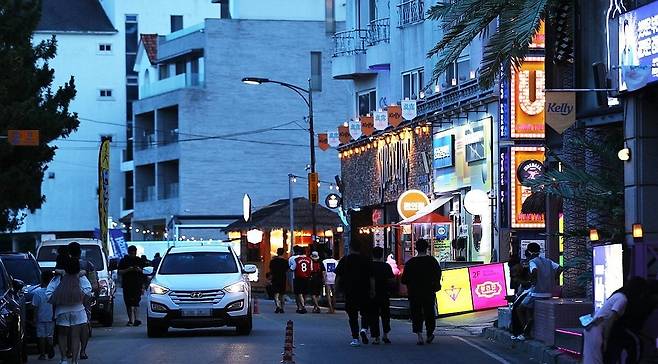 양양 인구해변의 밤. 사진=연합뉴스