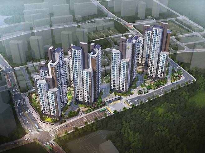 ‘전주 라온프라이빗 퍼스티브’ 조감도