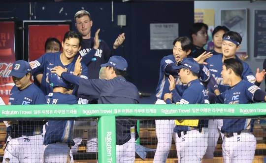 NC 다이노스 선수들의 경기 모습. 사진[연합뉴스]