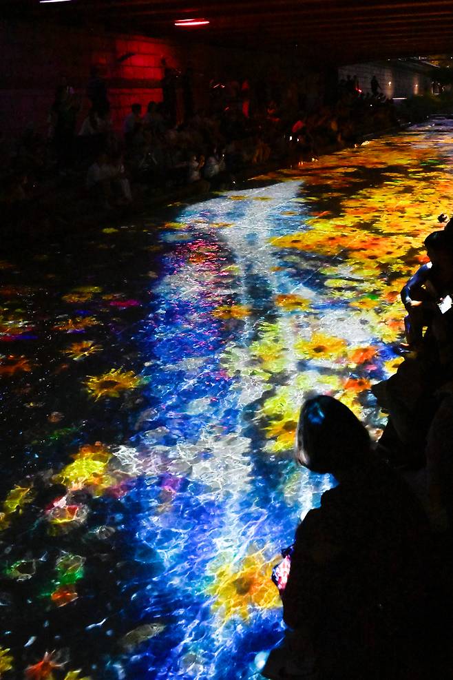 수면 미디어아트/ 사진=서울관광재단