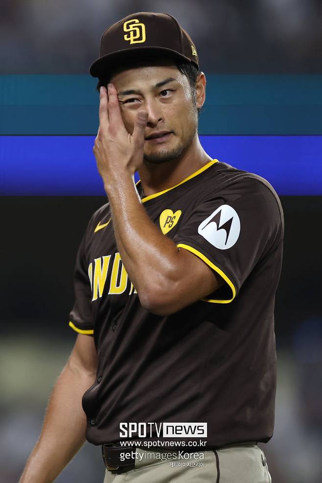 ▲ 다르빗슈 유는 지난 시즌 목과 엉덩이, 팔꿈치 등 여러 부위 부상에 시달린 결과 16경기 선발 등판에 그쳤다.