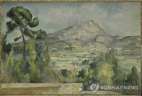 폴 세잔 '생트 빅투아르산' [국립중앙박물관 제공. 재판매 및 DB금지]