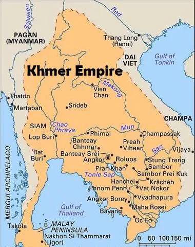 크메르 제국 영토