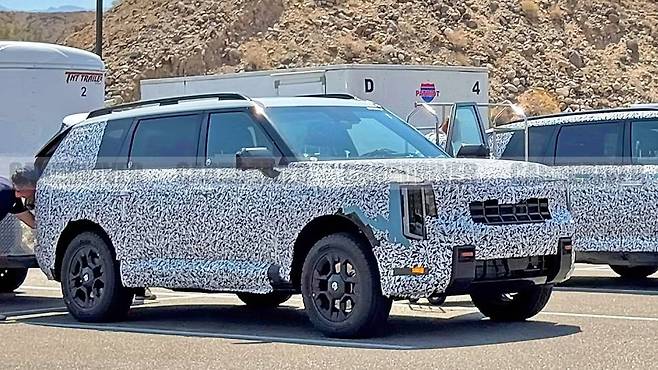 기아 텔루라이드 풀체인지 스파이샷