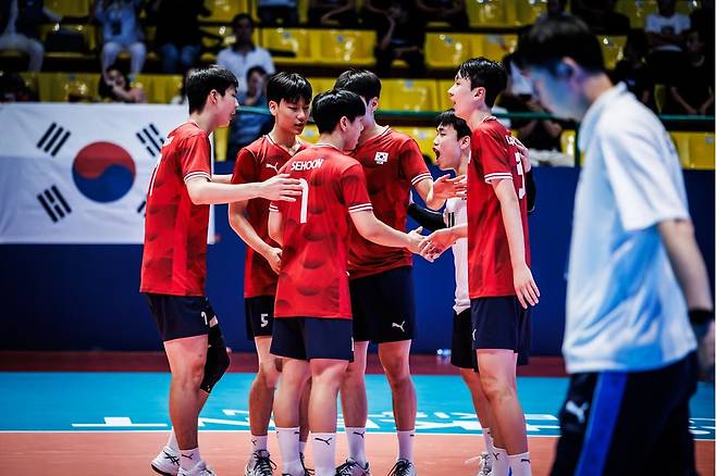 한국 U19 남자배구 대표팀(FIVB 제공)