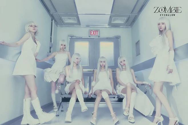 Everglow's "Zombie" concept photo (Yue Hua Entertainment)