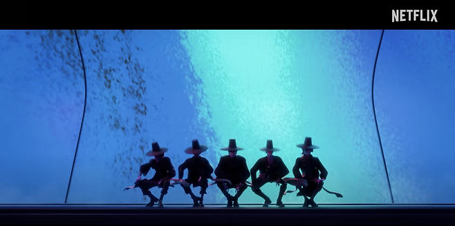 Saja Boys from "KPop Demon Hunters" (Screenshot captured from YouTube)