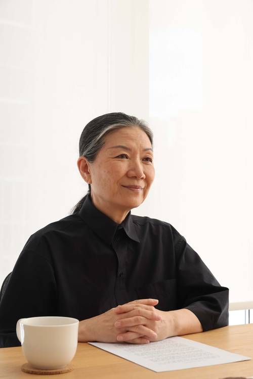 김수자 작가. [한주형 기자]