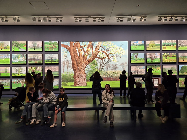 노르망디에서 그린 풍경화들을 전시한 방. 가장 감동적인 방이었다. ©김슬기