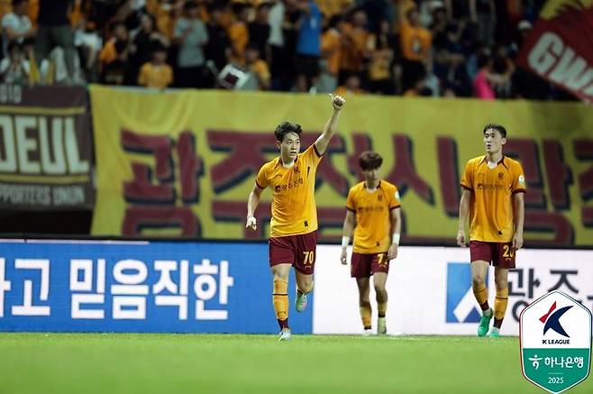 [서울=뉴시스]K리그1 광주 하승운. (사진=한국프로축구연맹 제공)