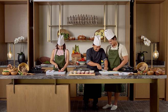 정통 발리 요리 클래스. 사진제공|팜투어
