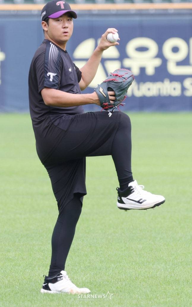 LG 송승기. /사진=김진경 대기자