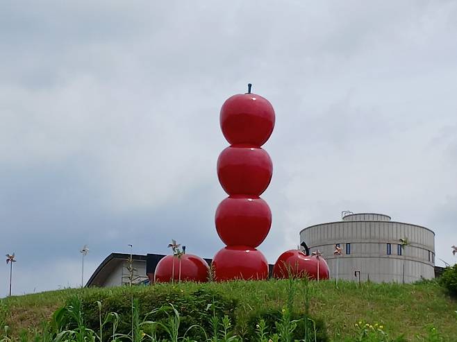 충주의 사과 탑 [김형우 촬영]