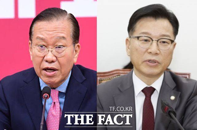 국민의힘 당무감사위원회가 25일 '김문수-한덕수' 후보 교체 파동과 관련해 당시 비상대책위원장과 선거관리위원장을 맡았던 권영세(왼쪽)·이양수 의원에게 각각 당원권 정지 3년의 중징계를 당 윤리위원회에 건의하기로 했지만, 정치권 안팎에선 '반쪽짜리' 당무감사라는 평가가 나온다. /이새롬·남용희 기자