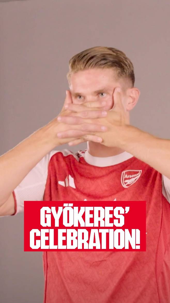 27일 아스널에 합류한 공격수 요케레스. 사진=아스널