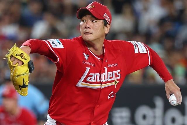 류김 대전에서 승리한 김광현. 사진=연합뉴스