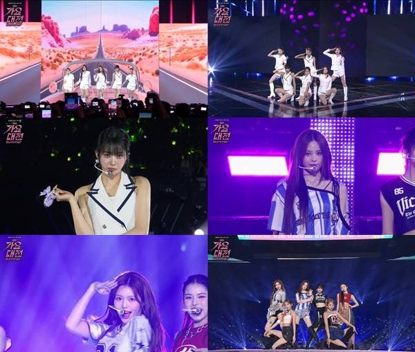 izna(이즈나)가 ‘SBS 가요대전 Summer’에서 폭염을 날리는 시원한 무대로 압도적인 존재감을 남겼다.