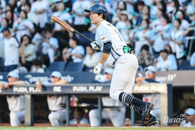박민우는 27일 창원 키움전에서 3점포를 쏘아올렸다. 사진=NC 제공