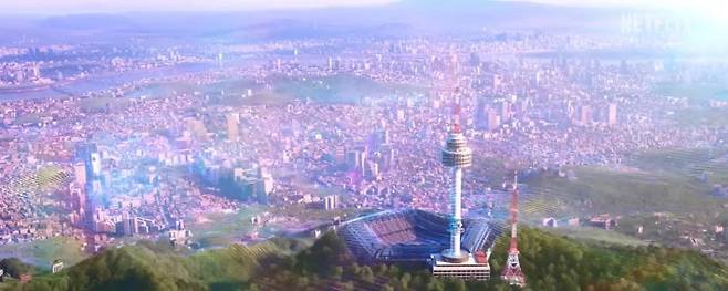 케데헌 속 남산의 모습. /사진=넷플릭스