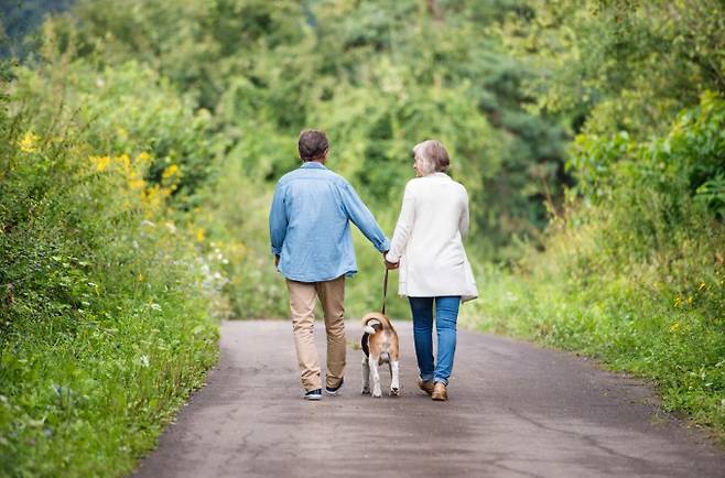 매일 1만보 걷기가 어렵다면 7000보만 걸어도 주요 질병 위험을 줄일 수 있다는 연구 결과가 영국에서 나왔다. /사진=클립아트코리아
