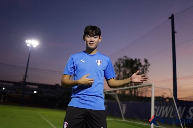 수원 삼성 시절 박승수. /사진=한국프로축구연맹 제공