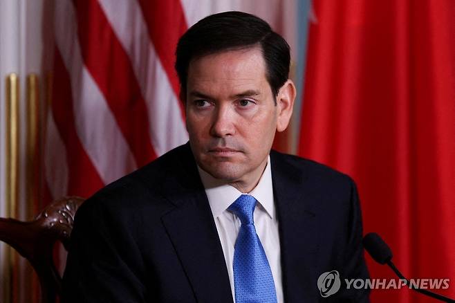마코 루비오 미국 국무부 장관 [로이터 연합뉴스 자료사진. 재판매 및 DB 금지]