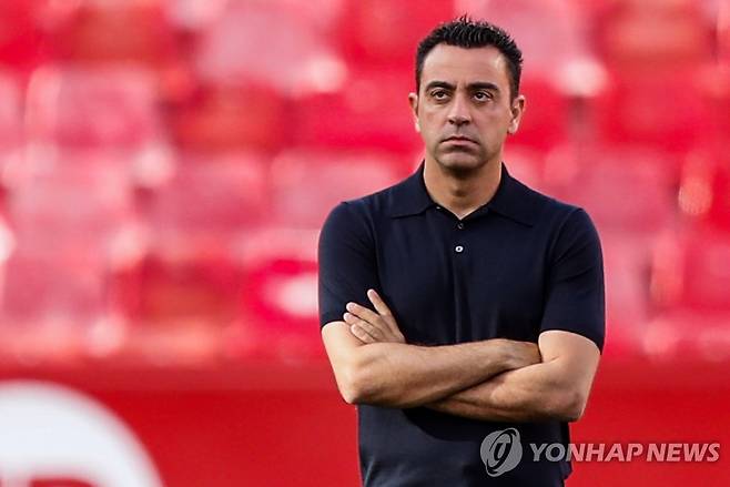 사비 에르난데스 전 바르셀로나 감독. [AP=연합뉴스 자료사진]